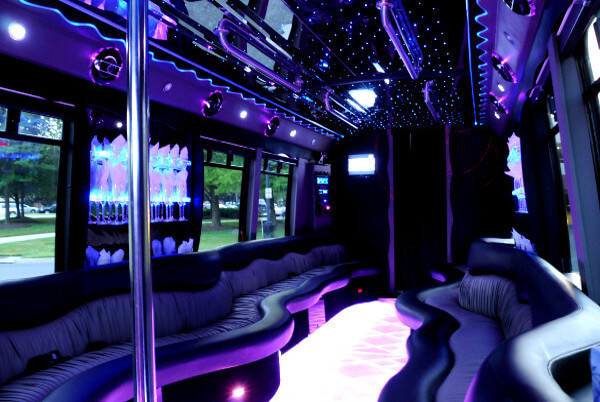 18 passenger party bus Norfolk Va interior