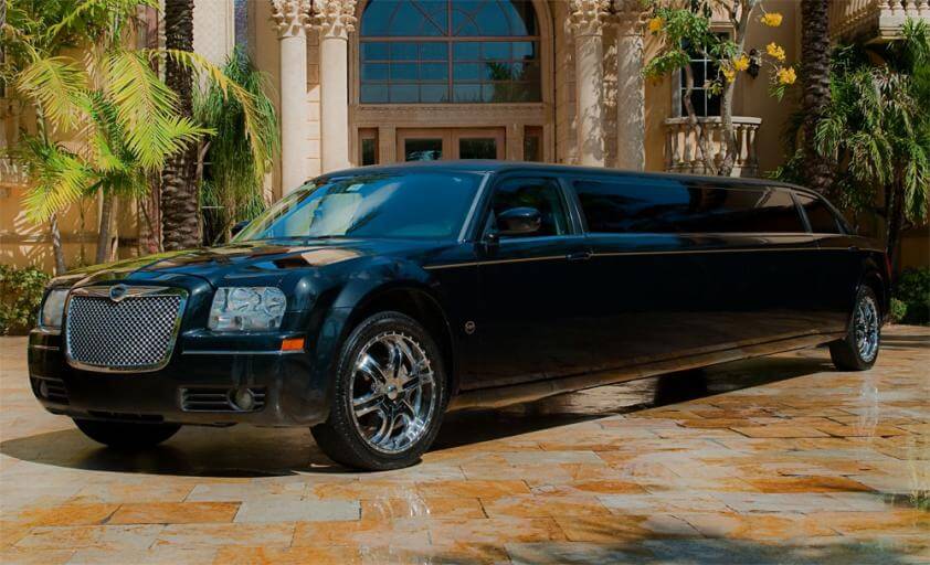 black chrysler 300 limo rental Norfolk Va