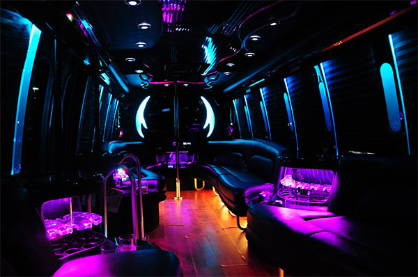 party bus interior