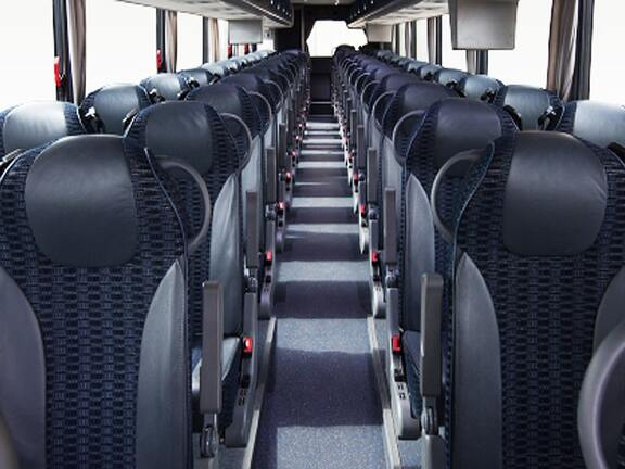 Norfolk Va bus rental interior