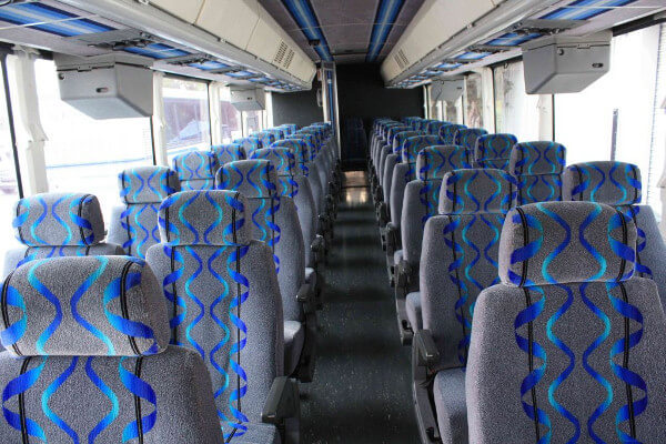 party bus rental interior