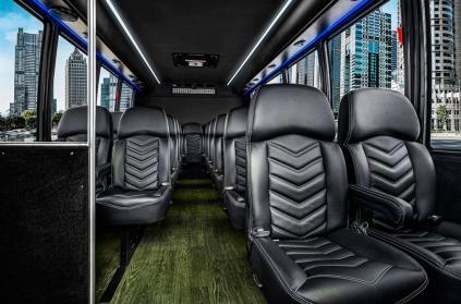 charter bus interior